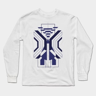 Geometric abstract tribal graphic Long Sleeve T-Shirt